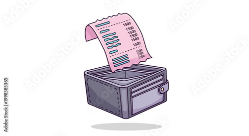 Cash register with receipt printing.