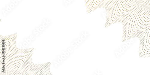 Abstract organic line art design with flowing patterns and dotted contours isolated on transparent background