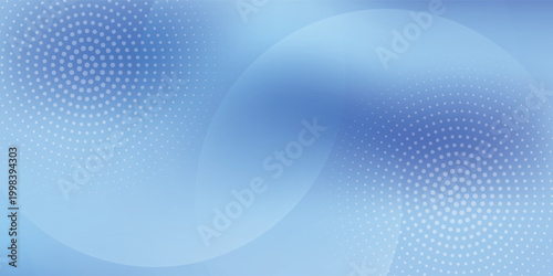 Abstract light blue background with overlapping translucent circles, soft 3D spheres, and smooth gradient transitions modern illustration eps10
