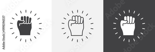 Foto Will power icon element for design projects and web designs