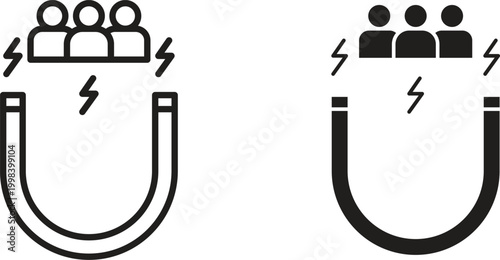 Attraction icon for social media, app, and web design. Vector illustration.