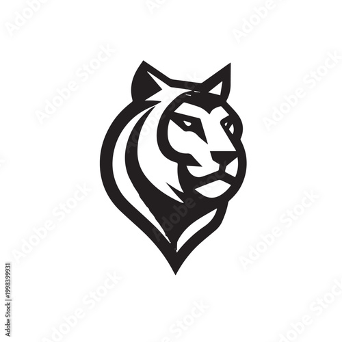 tiger head vector