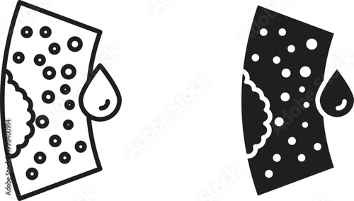 Cholesterol icon for social media, app, and web design. Vector illustration.