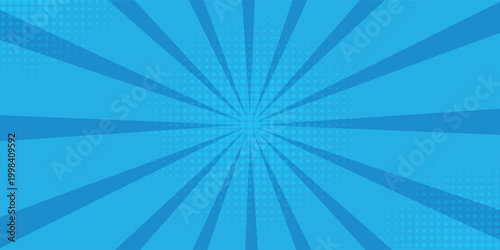 Anime Comic Background. Pop Art Style Background. Pop Up Retro Comic Background. Vector halftone illustration. Vintage background for comic superhero text, speech bubble, message.
