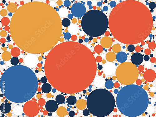 Circle Packing Pattern Generative Art Editorial Design