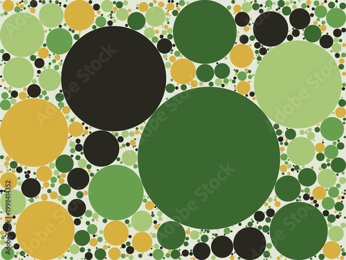 Circle Packing Pattern Generative Art Editorial Design