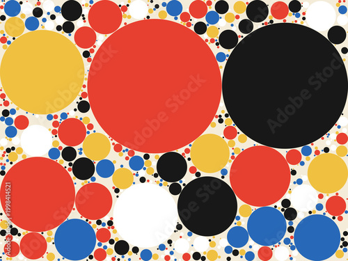 Circle Packing Pattern Generative Art Editorial Design