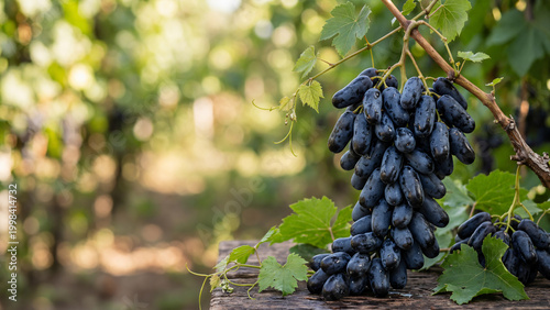 grapes on vine