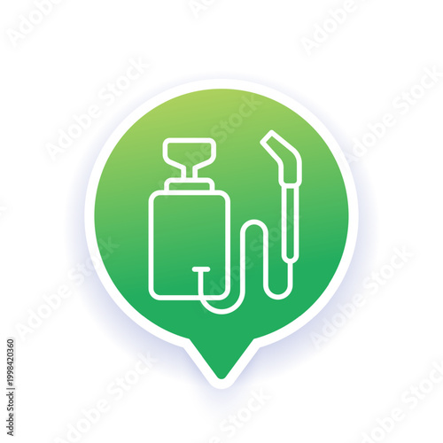 fumigation icon, pest control line design