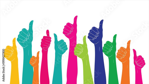 Celebrating Collective Approval, Universal Positivity, and the Vibrant Diversity of a Shared Affirmative Gesture.