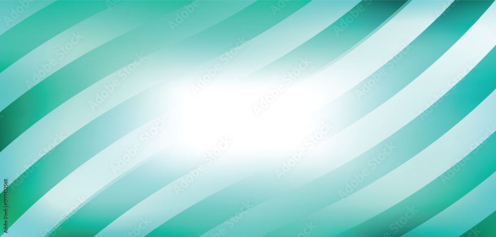 Fototapeta premium Teal stripes gradient background swirl effect with gradient
