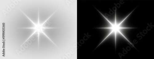 Foto Starburst white light cross soft sharp rays flare png overlay transparent, on tr