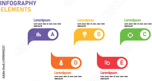 Infography business stages