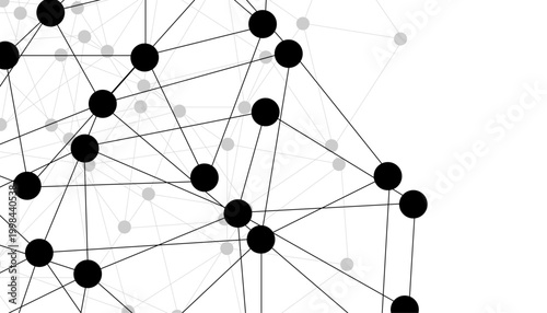 Abstract technology dot and line connection digital hi tech design concept background. Space for text. Vector illustration