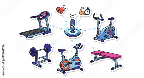 Fitness equipment and exercise machines for workout and health