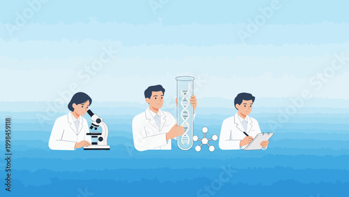 scientists working in lab
