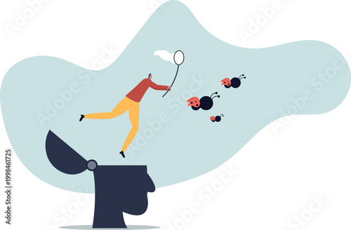 Distraction, social media or environment that disturb and cannot focus on work, unproductive lifestyle .human life and situation.