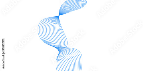 A 3D illustration of a professional blue tie isolated on a clean white background representing elegant business fashion