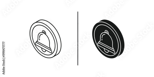 Comparison of a standard and a silent alarm button design on circular plates