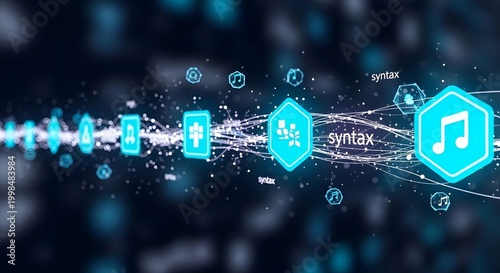 Digital Stream of Programming Functions and Fiber Optic Data Threads