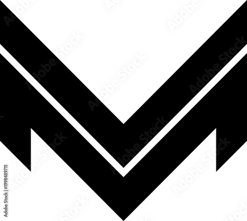 Logo vector isometric