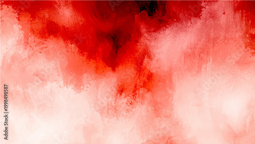 Vector Abstract Vibrant crimson abstract painting evokes emotions passion energy. textured brushstrokes blend dynamic composition.