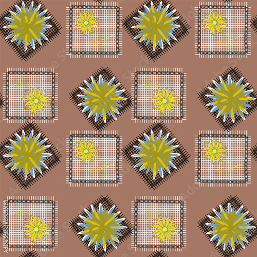 set of vector flowers