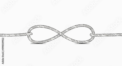 Infinity Knot Symbol Representing Endless Possibilities and Connections