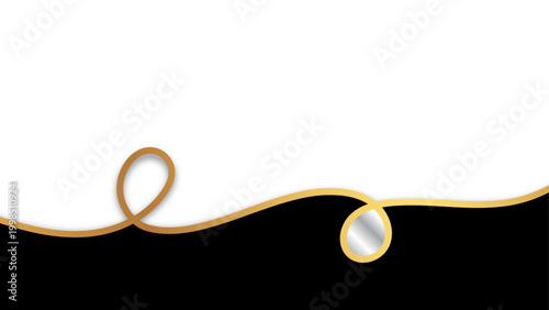 Abstract blue and purple flowing wave background with copy space