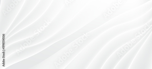 Photos Abstract White Soft Wave Background with Smooth Gradient