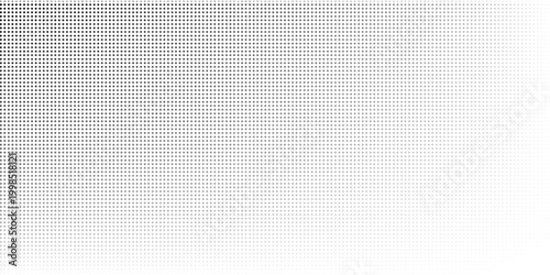Obraz na płótnie Set of halftone dots gradient pattern texture isolated on white background