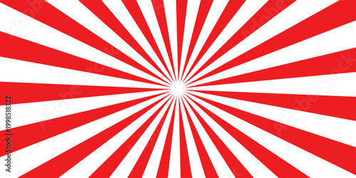 Obraz na płótnie large red and white japanese rising sun