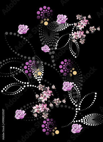 abstract floral background