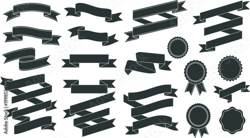 Digital marketing and data analytics vector icon set with analysis and promotion symbols