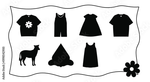 set of kitchen appliances and tools silhouettes high quality professional detailed modern elegant stylish clean crisp vibrant colorful digital creative innovative contemporary premium