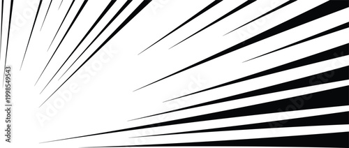 Speed lines stretch across the frame to suggest rapid horizontal movement and intense action.