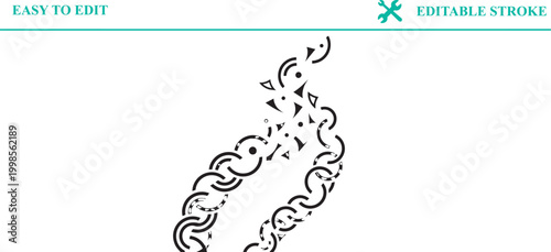 AI brain icon inside speech bubbles, representing artificial intelligence, machine learning, and digital thinking, a symbol of advanced technology and smart systems.