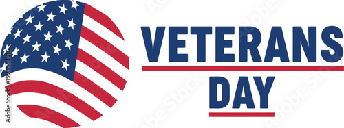 A patriotic image commemorating veterans day featuring an american flag shaped fingerprint with bold text