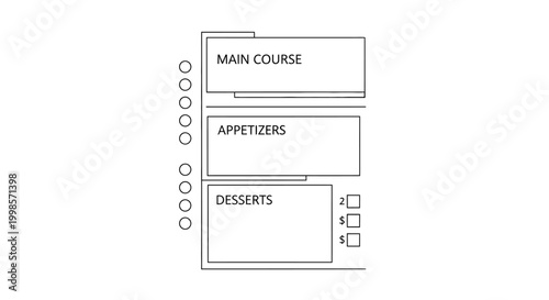 Restaurant menu design template.