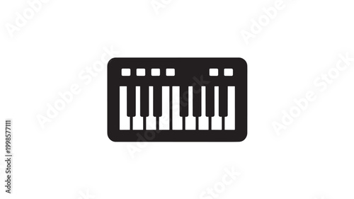 Music Production Controller Icon for Electronic Audio Engineering and Studio Gear