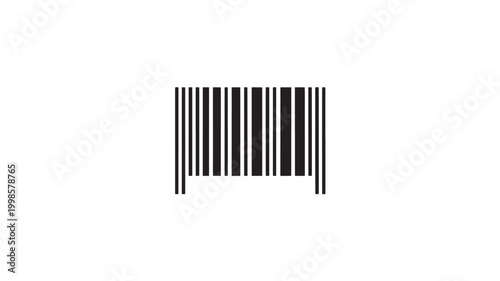 Barcode Scanner Icon for Retail Inventory Management and Digital Payment Checkout Systems
