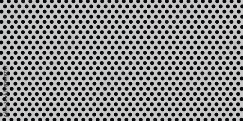 Seamless truchet pattern with circles. Polka dot background