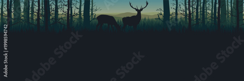 Minimalist wild nature background template in haze gray