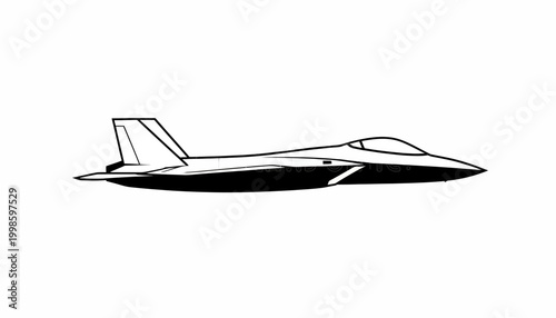 Shenyang J-35A "Blue Shark" Stealth Fighter Jet SVG Silhouette — Top, Side & Front View
