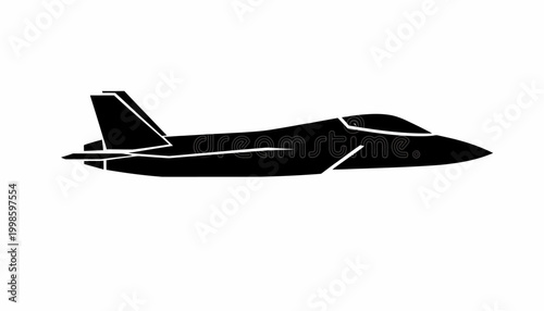 Shenyang J-35A "Blue Shark" Stealth Fighter Jet SVG Silhouette — Top, Side & Front View