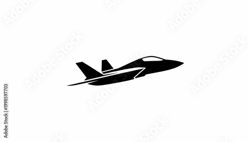 Shenyang J-35A "Blue Shark" Stealth Fighter Jet SVG Silhouette — Top, Side & Front View