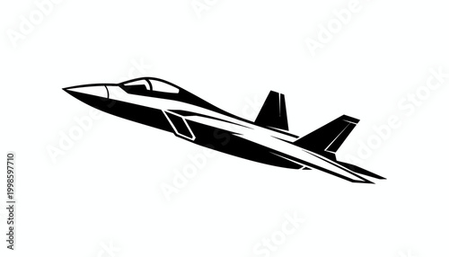 Shenyang J-35A "Blue Shark" Stealth Fighter Jet SVG Silhouette — Top, Side & Front View