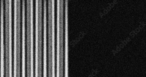 Obraz na płótnie Error in TV broadcasting with static interference and grainy and noisy effects