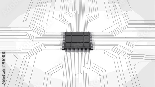 Minimalist laboratory microscope mark - Perfect for medical clinic logos, biotech startup branding, or pharmaceutical research icons.