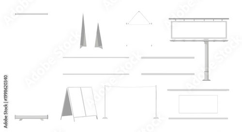 Set of construction and building tools and equipment